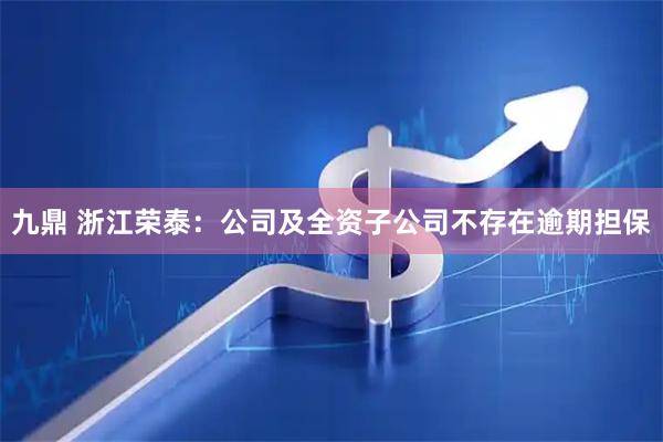 九鼎 浙江荣泰：公司及全资子公司不存在逾期担保